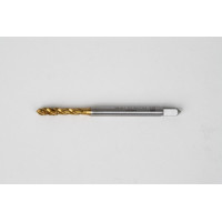 Мітчик M4x0.7 M HSS-E зі спіральною канавкою, хвостовик 4.5 мм x довжина різьби 7 мм, 2.5XD, модифіковане нижнє різьблення, 3 канавки, 6H, покриття TiN