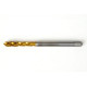 M6x1.0 M HSS-E Spiral Flute Tap, 6mm Shank x 10mm Thread Length, 2.5XD, Mod. Bottoming, 3 Flute, 6H, TiN Coated