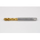 M7x1.0 M HSS-E Spiral Flute Tap, 7mm Shank x 10mm Thread Length, 2.5XD, Mod. Bottoming, 3 Flute, 6H, TiN Coated