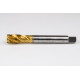 M20x2.5 M HSS-E Spiral Flute Tap, 16mm Shank x 25mm Thread Length, 2.5XD, Mod. Bottoming, 4 Flute, 6H, TiN Coated