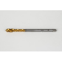 Мітчик M6x0.75 MF HSS-E зі спіральною канавкою, хвостовик 4.5 мм x довжина різьби 8 мм, 2.5XD, модифіковане нижнє різьблення, 3 канавки, 6H, покриття TiN