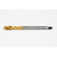 Мітчик M7x0.75 MF HSS-E зі спіральною канавкою, хвостовик 5.5 мм x довжина різьби 10 мм, 2.5XD, модифіковане нижнє різьблення, 3 канавки, 6H, покриття TiN