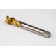 M16x1.5 MF HSS-E Spiral Flute Tap, 12mm Shank x 15mm Thread Length, 2.5XD, Mod. Bottoming, 3 Flute, 6H, TiN Coated