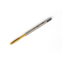 Мітчик M3x0.5 M HSS-E зі спіральним кінчиком, хвостовик 3,5 мм x довжина різьби 11 мм, 3XD, заглушка, 3 канавки, 6H, покриття TiN