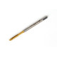 M3x0.5 M HSS-E Spiral Point Tap, 3.5mm Shank x 11mm Thread Length, 3XD, Plug, 3 Flute, 6H, TiN Coated