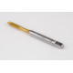 M4.5x0.75 M HSS-E Spiral Point Tap, 6mm Shank x 14mm Thread Length, 3XD, Plug, 3 Flute, 6H, TiN Coated