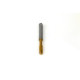 M5x0.8 M HSS-E Spiral Point Tap, 6mm Shank x 15mm Thread Length, 3XD, Plug, 3 Flute, 6H, TiN Coated