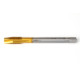 M12x1.75 M HSS-E Spiral Point Tap, 9mm Shank x 24mm Thread Length, 3XD, Plug, 3 Flute, 6H, TiN Coated