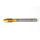 M14x2.0 M HSS-E Spiral Point Tap, 11mm Shank x 26mm Thread Length, 3XD, Plug, 3 Flute, 6H, TiN Coated
