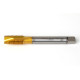 M16x2.0 M HSS-E Spiral Point Tap, 12mm Shank x 27mm Thread Length, 3XD, Plug, 3 Flute, 6H, TiN Coated