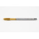 M6x0.75 MF HSS-E Spiral Point Tap, 4.5mm Shank x 13mm Thread Length, 3XD, Plug, 3 Flute, 6H, TiN Coated