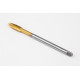 M6x0.75 MF HSS-E Spiral Point Tap, 4.5mm Shank x 13mm Thread Length, 3XD, Plug, 3 Flute, 6H, TiN Coated