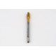 M7x0.75 MF HSS-E Spiral Point Tap, 5.5mm Shank x 14mm Thread Length, 3XD, Plug, 3 Flute, 6H, TiN Coated