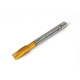 M12x1.5 MF HSS-E Spiral Point Tap, 9mm Shank x 22mm Thread Length, 3XD, Plug, 3 Flute, 6H, TiN Coated