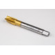 M14x1.5 MF HSS-E Spiral Point Tap, 11mm Shank x 22mm Thread Length, 3XD, Plug, 3 Flute, 6H, TiN Coated