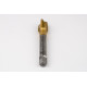 M16x1.5 MF HSS-E Spiral Point Tap, 12mm Shank x 22mm Thread Length, 3XD, Plug, 3 Flute, 6H, TiN Coated