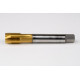 M20x1.5 MF HSS-E Spiral Point Tap, 16mm Shank x 25mm Thread Length, 3XD, Plug, 4 Flute, 6H, TiN Coated