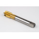 M20x1.5 MF HSS-E Spiral Point Tap, 16mm Shank x 25mm Thread Length, 3XD, Plug, 4 Flute, 6H, TiN Coated