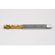 M7x1.0 M HSS-E Spiral Flute Tap, 7mm Shank x 10mm Thread Length, 2.5XD, Mod. Bottoming, 3 Flute, 6H, TiN Coated