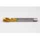 M14x2.0 M HSS-E Spiral Flute Tap, 11mm Shank x 20mm Thread Length, 2.5XD, Mod. Bottoming, 3 Flute, 6H, TiN Coated