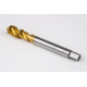M14x2.0 M HSS-E Spiral Flute Tap, 11mm Shank x 20mm Thread Length, 2.5XD, Mod. Bottoming, 3 Flute, 6H, TiN Coated