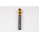 M14x2.0 M HSS-E Spiral Flute Tap, 11mm Shank x 20mm Thread Length, 2.5XD, Mod. Bottoming, 3 Flute, 6H, TiN Coated