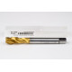M14x2.0 M HSS-E Spiral Flute Tap, 11mm Shank x 20mm Thread Length, 2.5XD, Mod. Bottoming, 3 Flute, 6H, TiN Coated