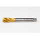 M20x2.5 M HSS-E Spiral Flute Tap, 16mm Shank x 25mm Thread Length, 2.5XD, Mod. Bottoming, 4 Flute, 6H, TiN Coated
