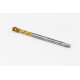 M6x0.75 MF HSS-E Spiral Flute Tap, 4.5mm Shank x 8mm Thread Length, 2.5XD, Mod. Bottoming, 3 Flute, 6H, TiN Coated