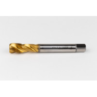 Мітчик M14x1.5 MF HSS-E зі спіральною канавкою, хвостовик 11 мм x довжина різьби 15 мм, 2.5XD, модифіковане нижнє різьблення, 3 канавки, 6H, покриття TiN