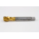 M16x1.5 MF HSS-E Spiral Flute Tap, 12mm Shank x 15mm Thread Length, 2.5XD, Mod. Bottoming, 3 Flute, 6H, TiN Coated