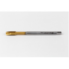M6x0.75 MF HSS-E Spiral Point Tap, 4.5mm Shank x 13mm Thread Length, 3XD, Plug, 3 Flute, 6H, TiN Coated