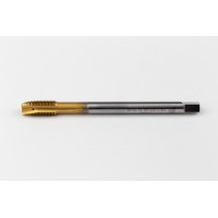 Мітчик M7x0.75 MF HSS-E зі спіральним кінчиком, хвостовик 5.5 мм x довжина різьби 14 мм, 3XD, заглушка, 3 канавки, 6H, покриття TiN