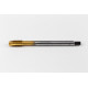 M7x0.75 MF HSS-E Spiral Point Tap, 5.5mm Shank x 14mm Thread Length, 3XD, Plug, 3 Flute, 6H, TiN Coated