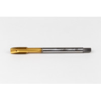 Мітчик M8x1.0 MF HSS-E зі спіральним кінчиком, хвостовик 6 мм x довжина різьби 17 мм, 3XD, заглушка, 3 канавки, 6H, покриття TiN