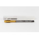 M8x1.0 MF HSS-E Spiral Point Tap, 6mm Shank x 17mm Thread Length, 3XD, Plug, 3 Flute, 6H, TiN Coated