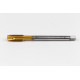 M10x1.25 MF HSS-E Spiral Point Tap, 7mm Shank x 22mm Thread Length, 3XD, Plug, 3 Flute, 6H, TiN Coated