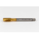 M12x1.5 MF HSS-E Spiral Point Tap, 9mm Shank x 22mm Thread Length, 3XD, Plug, 3 Flute, 6H, TiN Coated