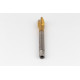 M12x1.5 MF HSS-E Spiral Point Tap, 9mm Shank x 22mm Thread Length, 3XD, Plug, 3 Flute, 6H, TiN Coated