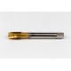 M14x1.5 MF HSS-E Spiral Point Tap, 11mm Shank x 22mm Thread Length, 3XD, Plug, 3 Flute, 6H, TiN Coated