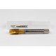 M14x1.5 MF HSS-E Spiral Point Tap, 11mm Shank x 22mm Thread Length, 3XD, Plug, 3 Flute, 6H, TiN Coated