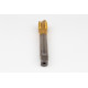 M20x1.5 MF HSS-E Spiral Point Tap, 16mm Shank x 25mm Thread Length, 3XD, Plug, 4 Flute, 6H, TiN Coated