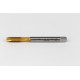 M7x1.0 M HSS-E Spiral Point Tap, 7mm Shank x 17mm Thread Length, 3XD, Plug, 3 Flute, 6H, TiN Coated