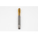M8x1.25 M HSS-E Spiral Point Tap, 8mm Shank x 20mm Thread Length, 3XD, Plug, 3 Flute, 6H, TiN Coated