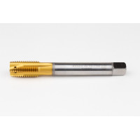 Мітчик M20x2.5 M HSS-E зі спіральним кінчиком, хвостовик 16 мм x довжина різьби 32 мм, 3XD, заглушка, 4 канавки, 6H, покриття TiN