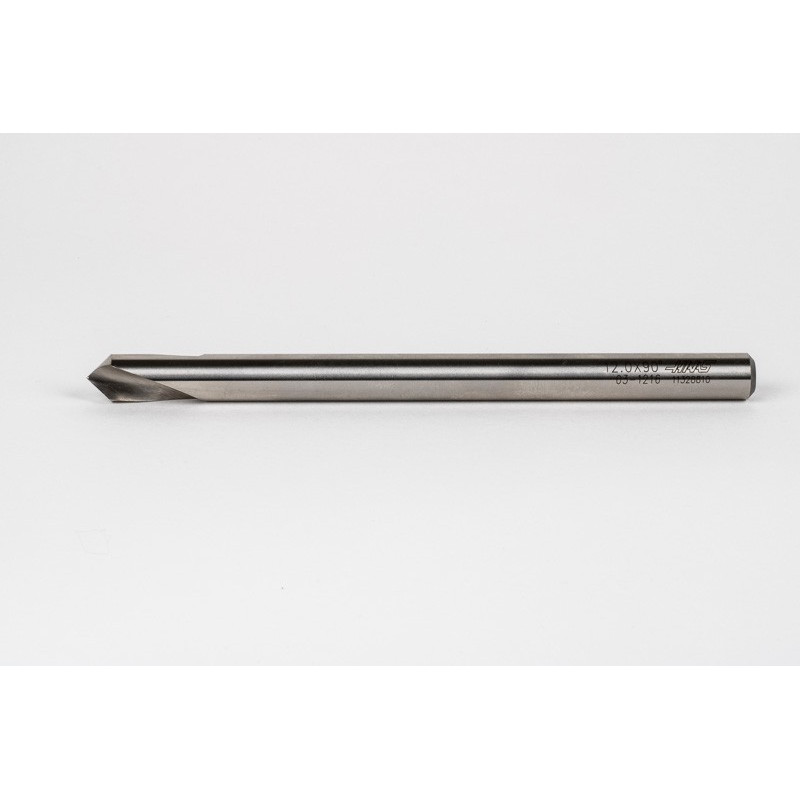 12mm Ø Cobalt Spot Drill, 12mm Shank x 90° Point Angle, 2 Flute, Uncoated