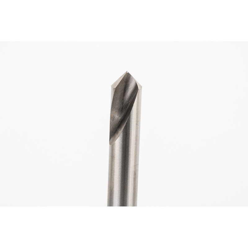 12mm Ø Cobalt Spot Drill, 12mm Shank x 90° Point Angle, 2 Flute, Uncoated