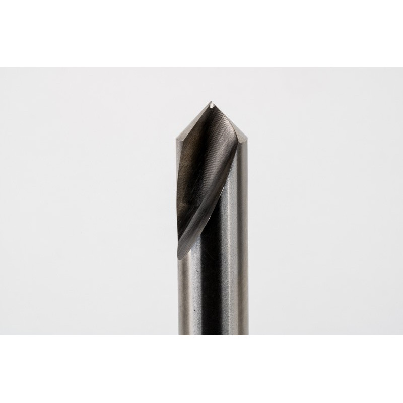 16mm Ø Cobalt Spot Drill, 16mm Shank x 90° Point Angle, 2 Flute, Uncoated