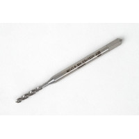 M2x0.4 M HSS-E Spiral Flute Tap, 2.8mm Shank x 8mm Thread Length, 2.5XD, Mod. Bottoming, 2 Flute, 6H, Uncoated