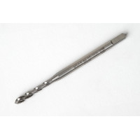 M3x0.5 M HSS-E Spiral Flute Tap, 3.5mm Shank x 6mm Thread Length, 2.5XD, Mod. Bottoming, 2 Flute, 6H, Uncoated